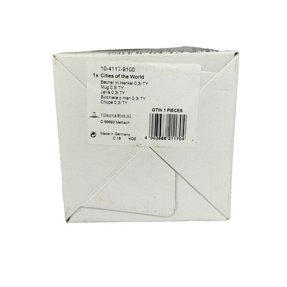 Rare Villeroy & Boch New Wave Caffe Cities Of The World Mug ROPPONGI Tokyo NEW - Picture 4 of 8